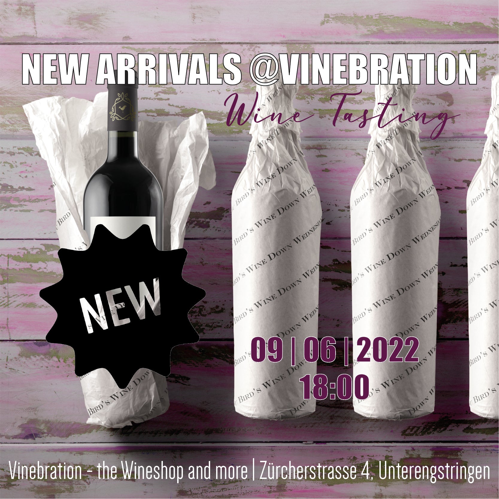 New Wines In The House - 09.06.2022 Tasting