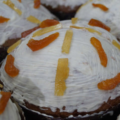 Panettone - ginger, apricot and white chocolate